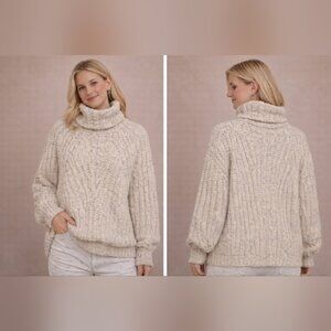 POL Cozy Chunky Knit Turtleneck Sweater Cable Knit | Soft & Warm